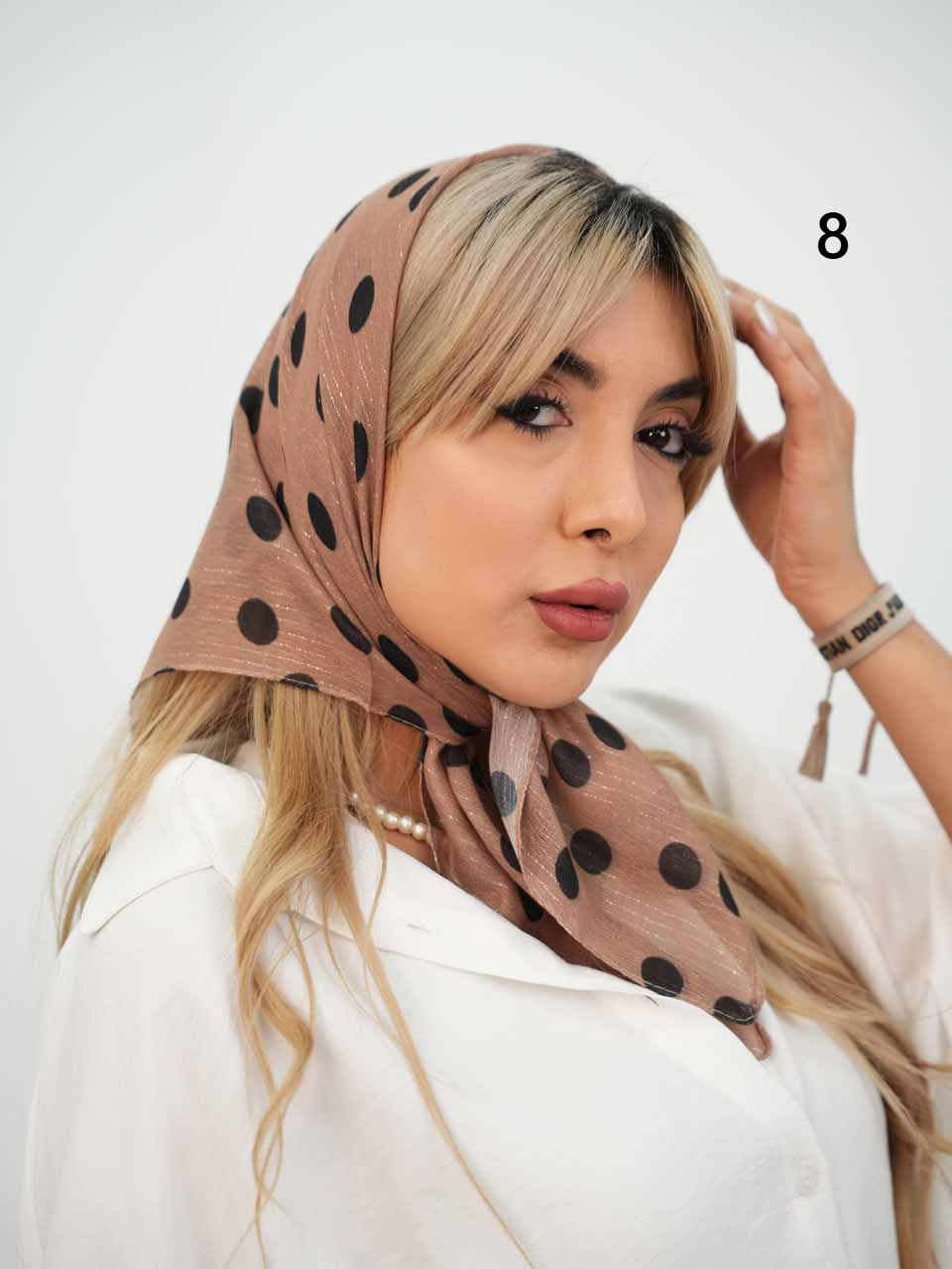 مینی اسکارف توپی کد7634