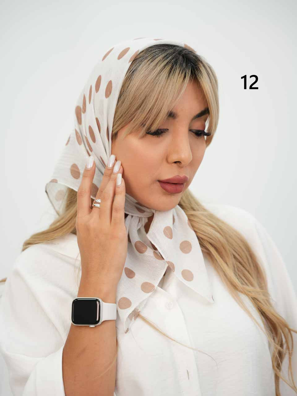 مینی اسکارف توپی کد7634