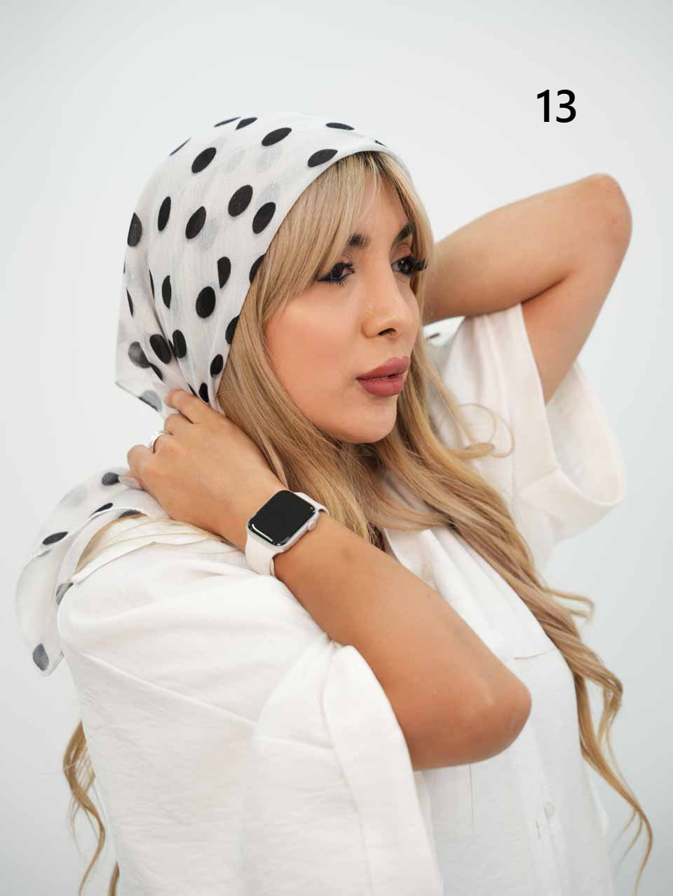 مینی اسکارف توپی کد7634