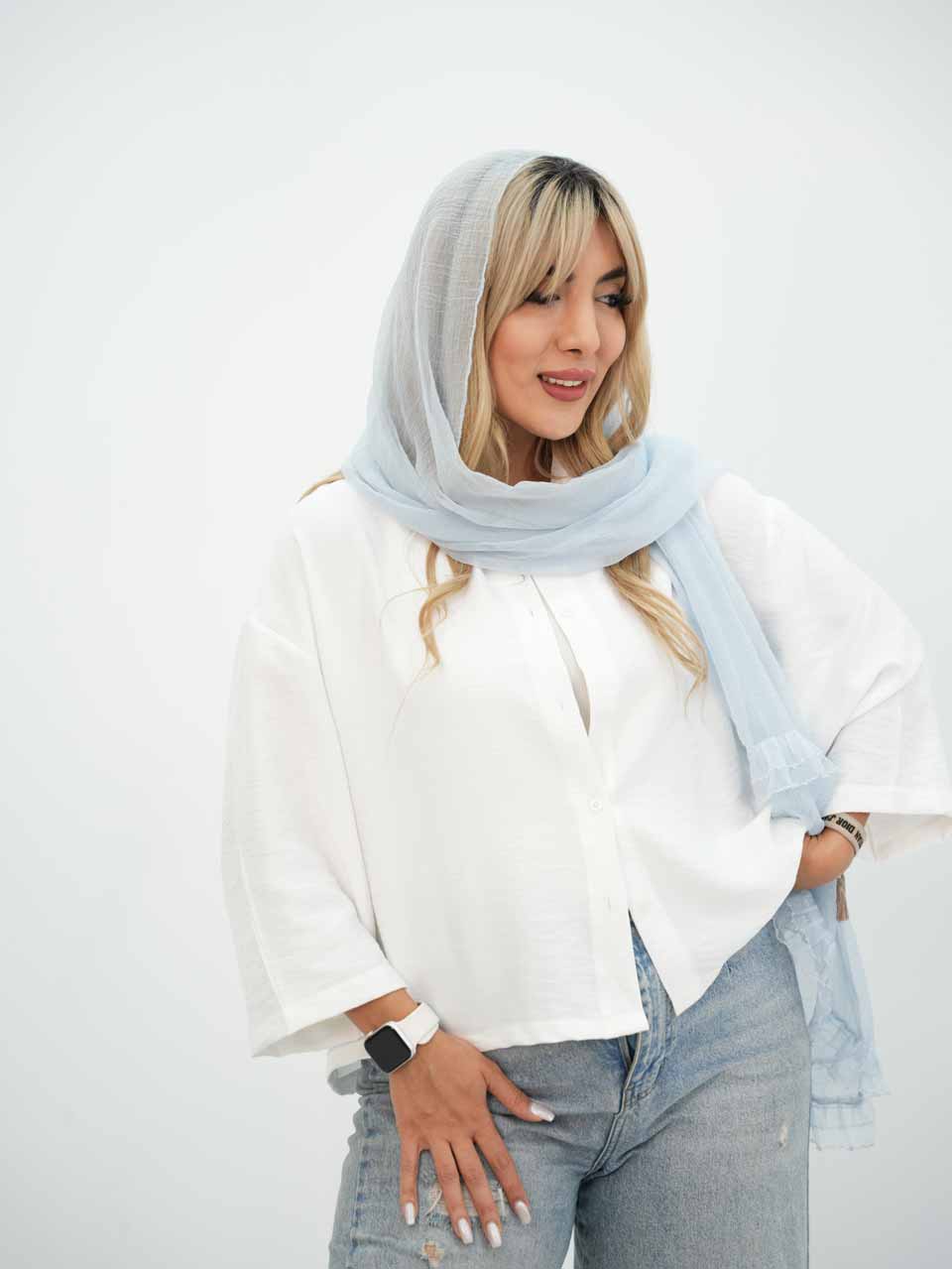 شومیز پانچ نازگل کد7665