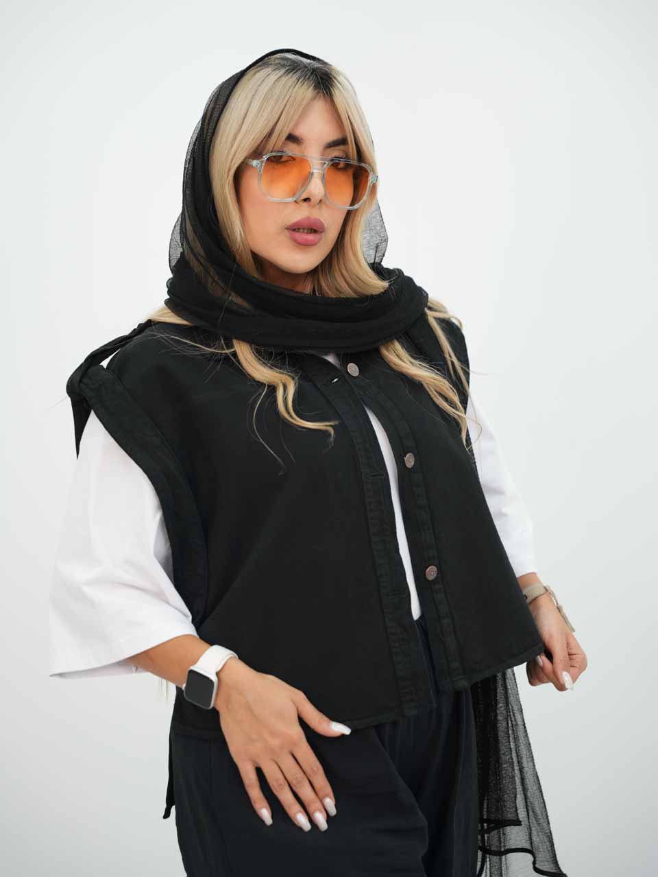 وست جین بغل چاک وینورا کد7666
