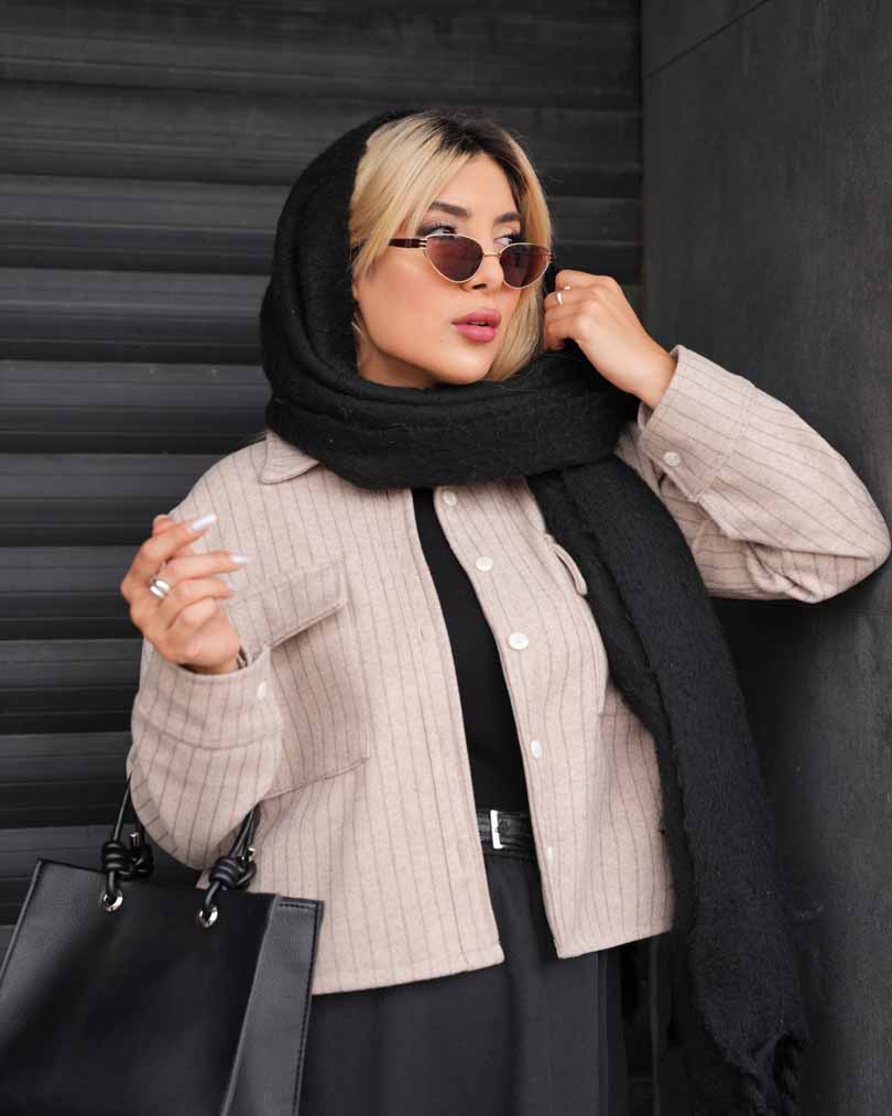 شکت کوتاه راه راه عاطفه کد7723