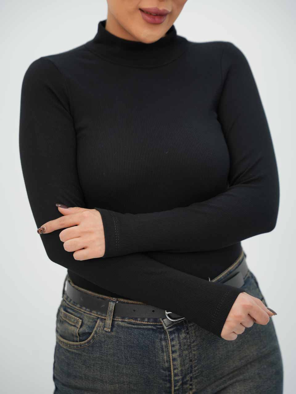 بلوز کبریتی یقه پنچ سانت کلمبیا کد7844