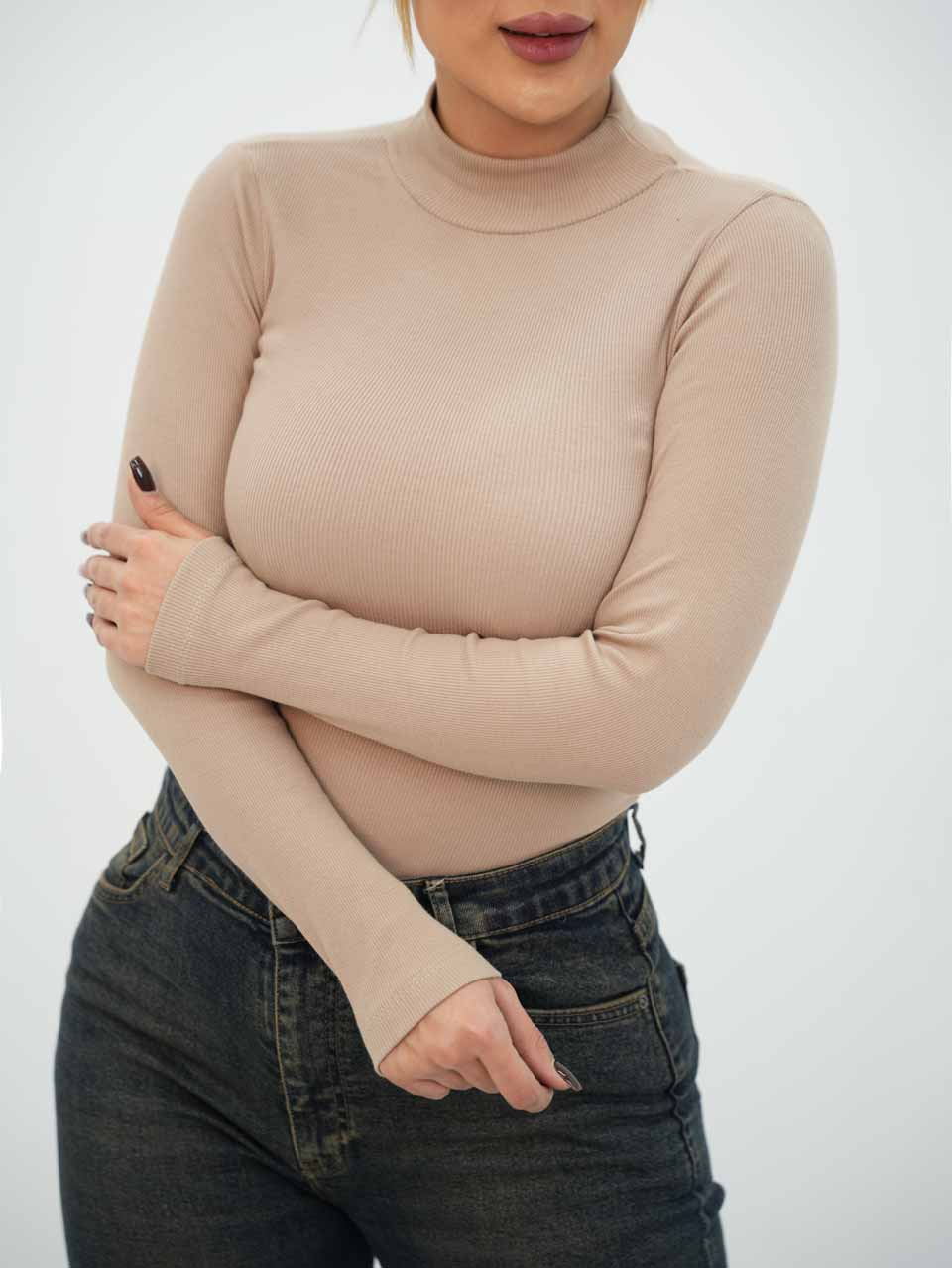 بلوز کبریتی یقه پنچ سانت کلمبیا کد7844
