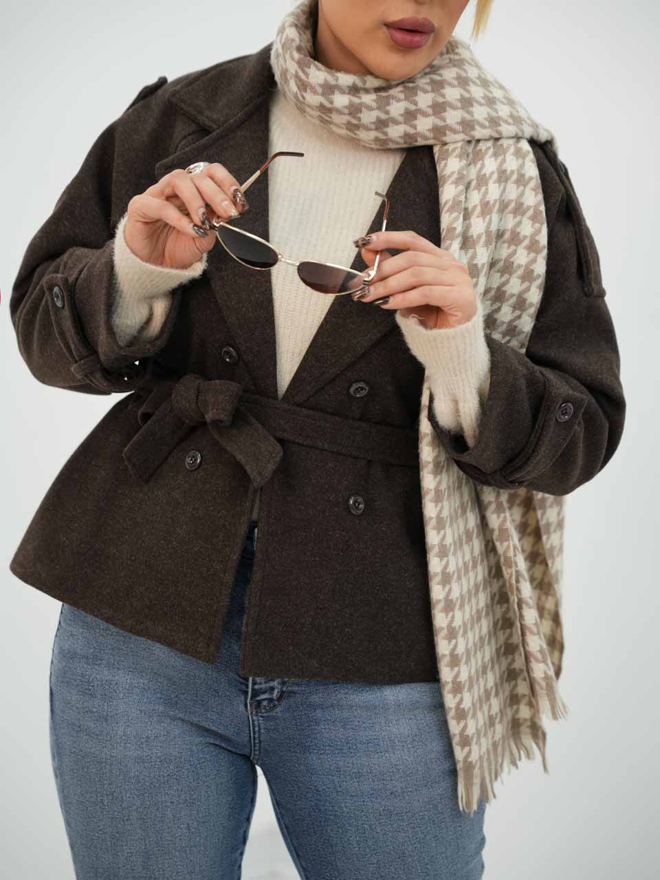 کت فوتر کمردار پاژن کد7909