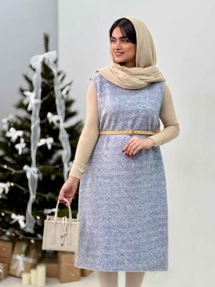 پیراهن حلقه ای بغل چاک ژاوین کد4886