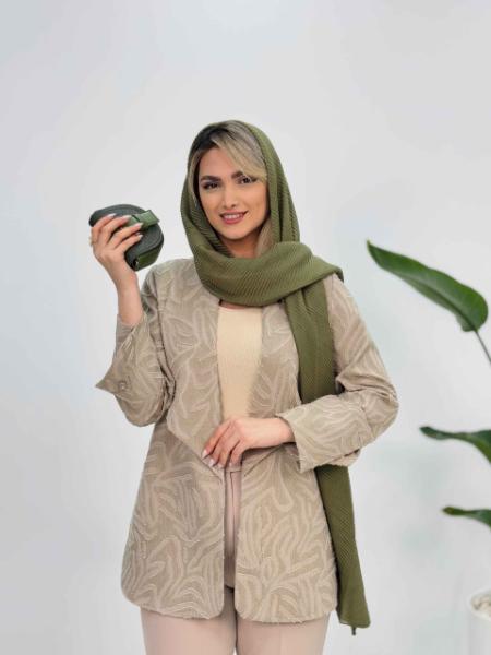 کتی مزونی یقه آرشال فلورا کد5807