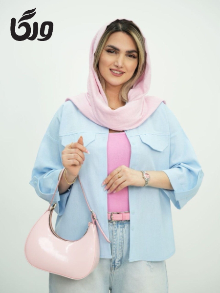 شومیز لینن جیب نما رایکی کد5888
