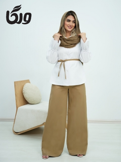 ست شومیز و شلوار بند دار جانسو کد5930