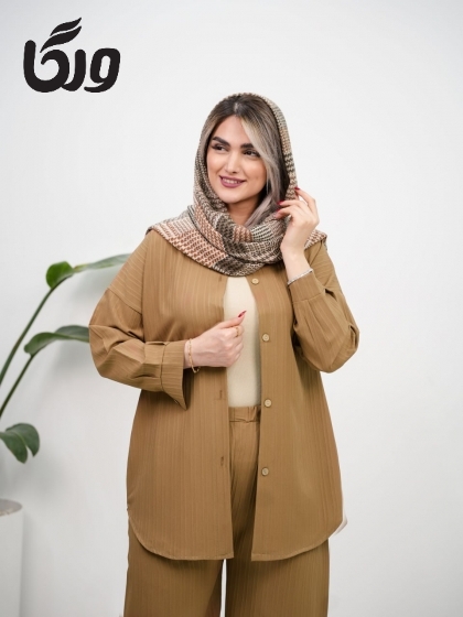 ست شومیز و شلوار پیچک کد5953