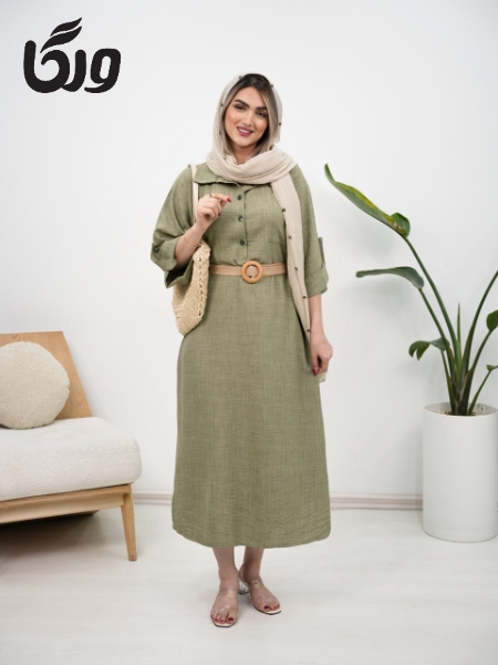 پیراهن آستین پاگون پرستو کد5960