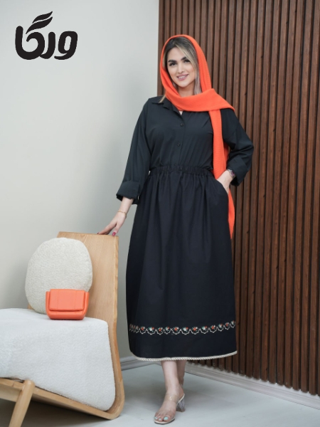 دامن پایین گلدوزی شکیرا کد 5995