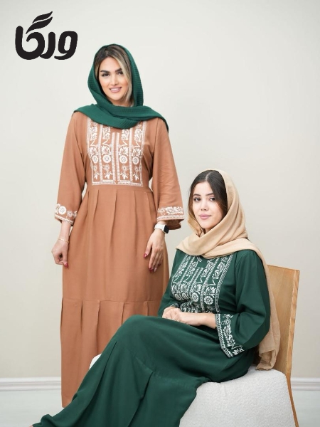  پیراهن کمردار ترمه کد 5994