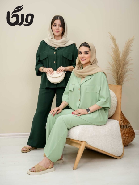ست شومیز و شلوار ساغر کد 5999