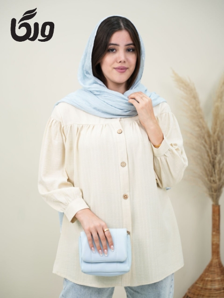شومیز سینه چین ریحانا کد6039