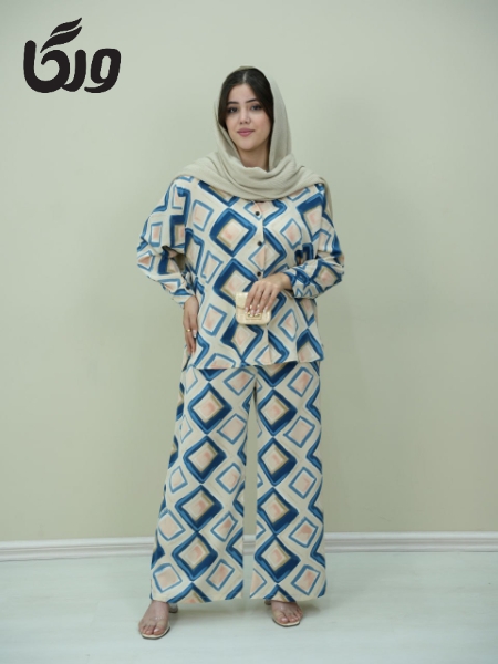 ست شومیز و شلوار سارگل کد6041