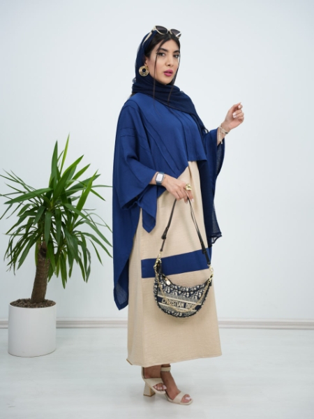 ست پانچ و پیراهن خنک و مناسب فصل بهار و تابستان مهری کد4388