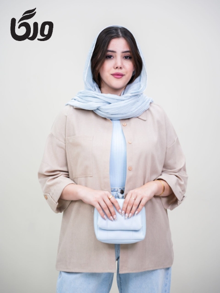 شومیز لنین تک جیب السا کد6061