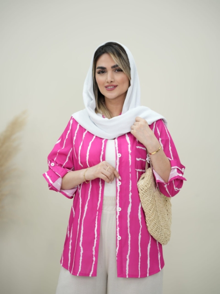 شومیز آستین پاگون پریسا کد6071