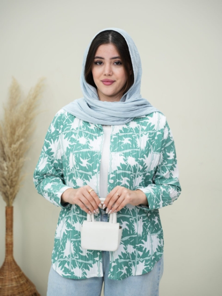 شومیز طرحدار وستا کد 6093