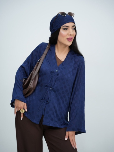 ست اسکارف و شومیز بالین کد6229