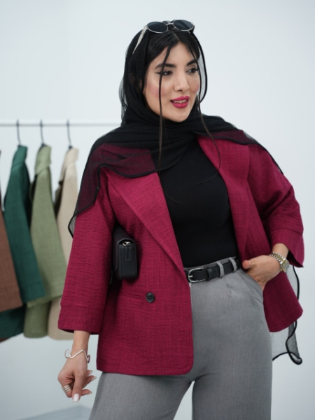 فروش کتی دو دکمه دخترانه و زنانه پینترستی هانی کد6405