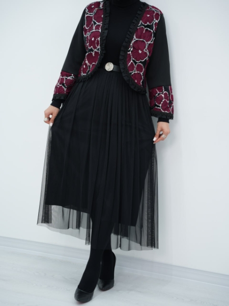 ست سه تیکه مزونی فرخنده کد6640