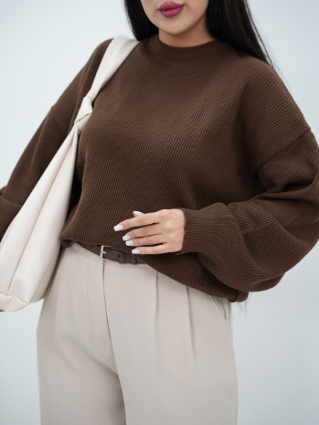 بلوز بافت یقه سه سانت آلاسکا کد6652