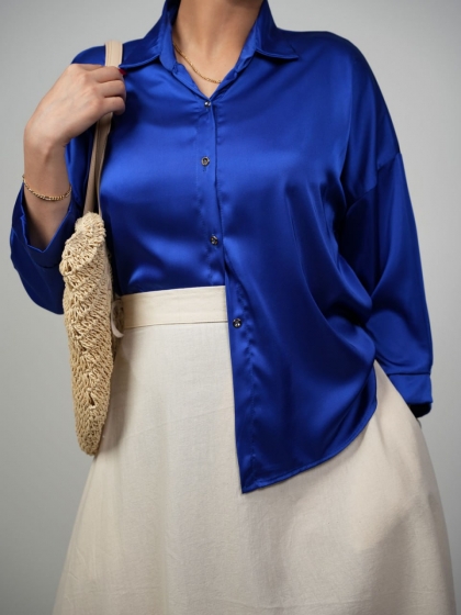 شومیز ساتن نازی کد5983